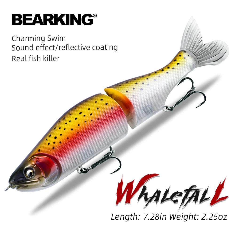 BEARKING Jointed Minnow: Pike And Bass Fishing Powerhouse