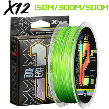 GAOMI X12 X-Strand Braided Fishing Line - Nex Fisher Hub