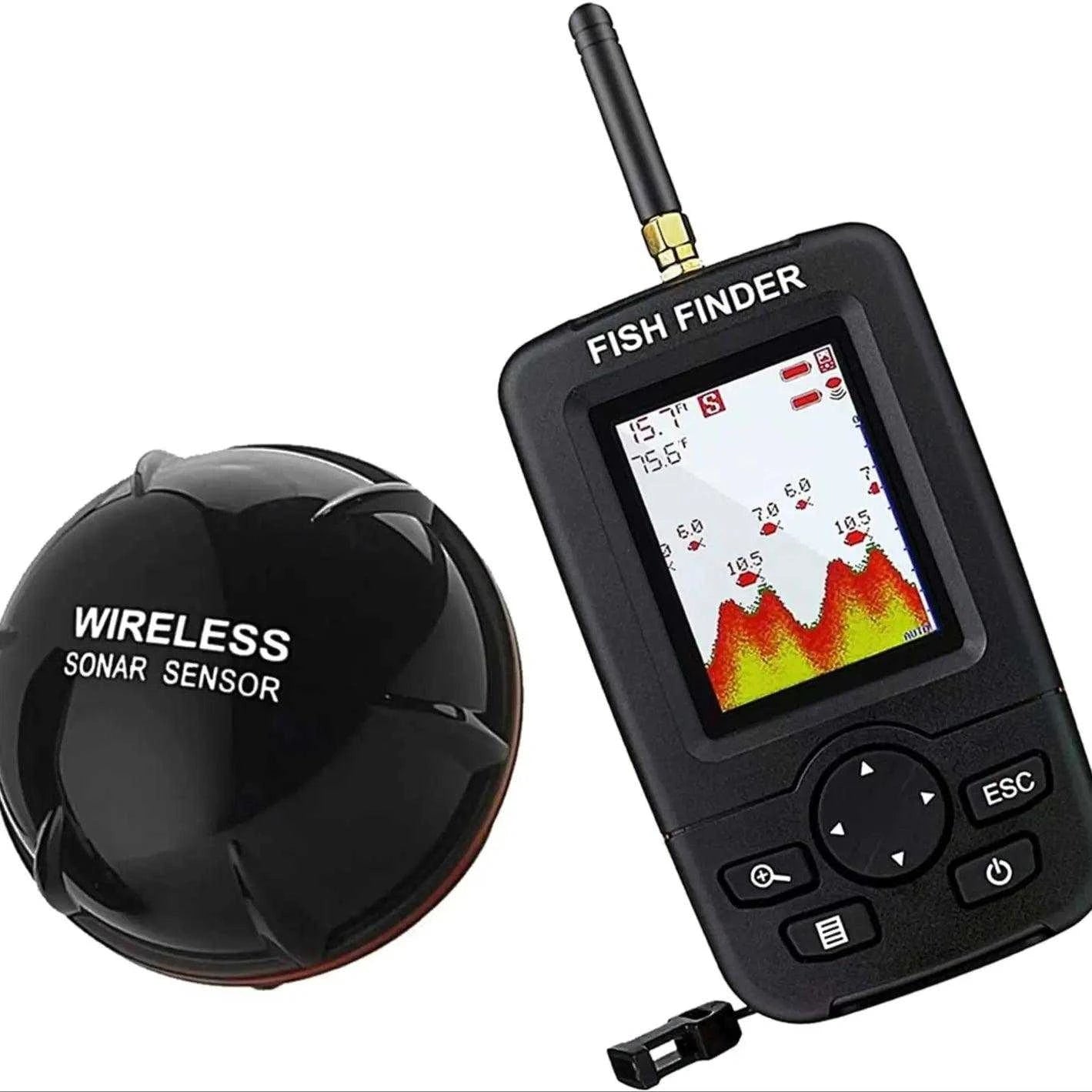 Fish Finder 100M Wireless Sonar-Sensor - Nex Fisher Hub