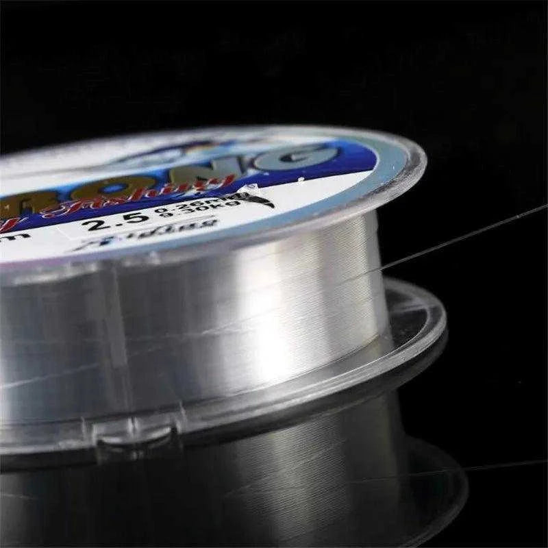 LAIMALA Leader Main Line 100m spool of fluorocarbon fishing line for strength and sensitivity.