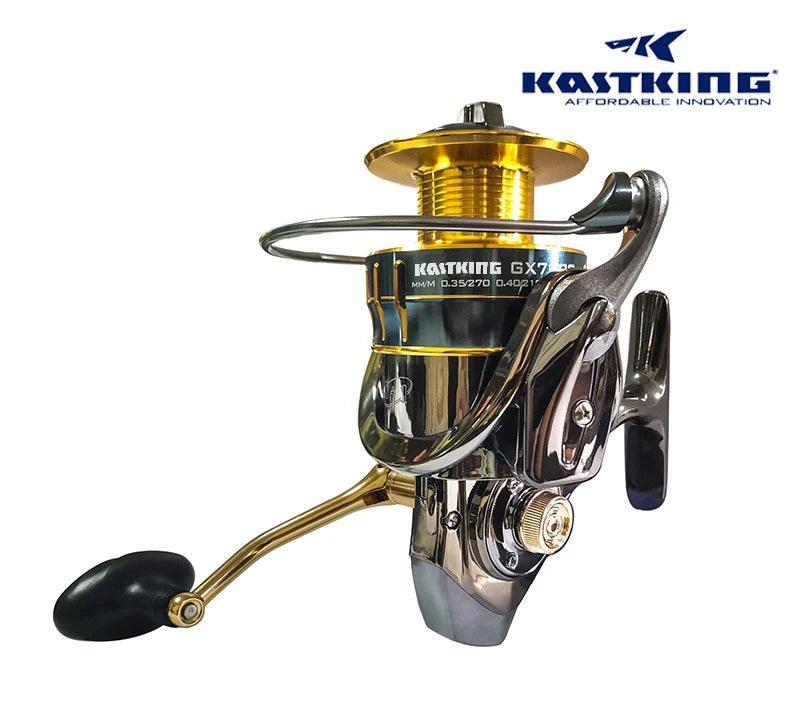 KastKing CODEK GX Series Spinning Reel with line included, high-quality metal construction, ideal for beginners.