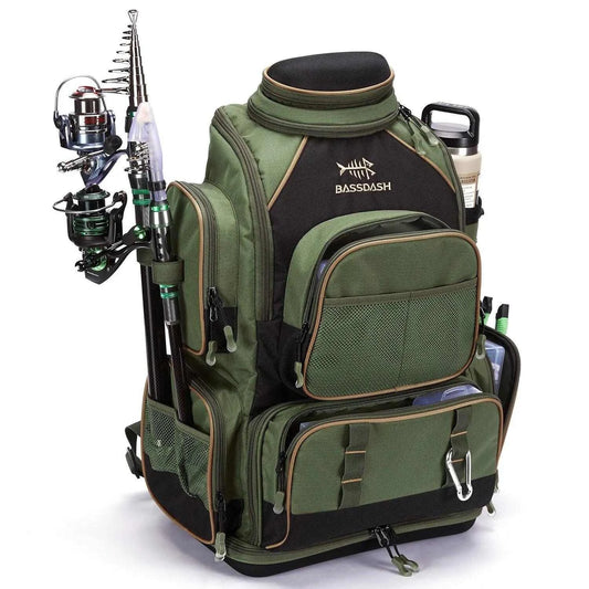 BassDash BD-02 Tactical Tackle Backpack - Nex Fisher Hub