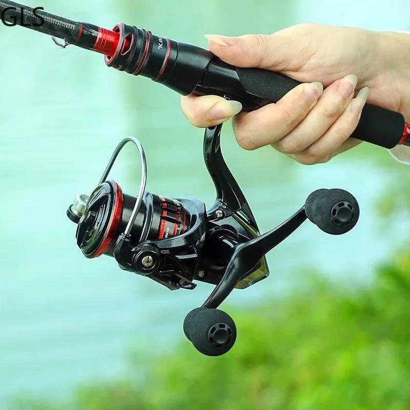 GLS FC-354 spinning reel with 5.2:1 gear ratio and metal bearings for powerful fishing.