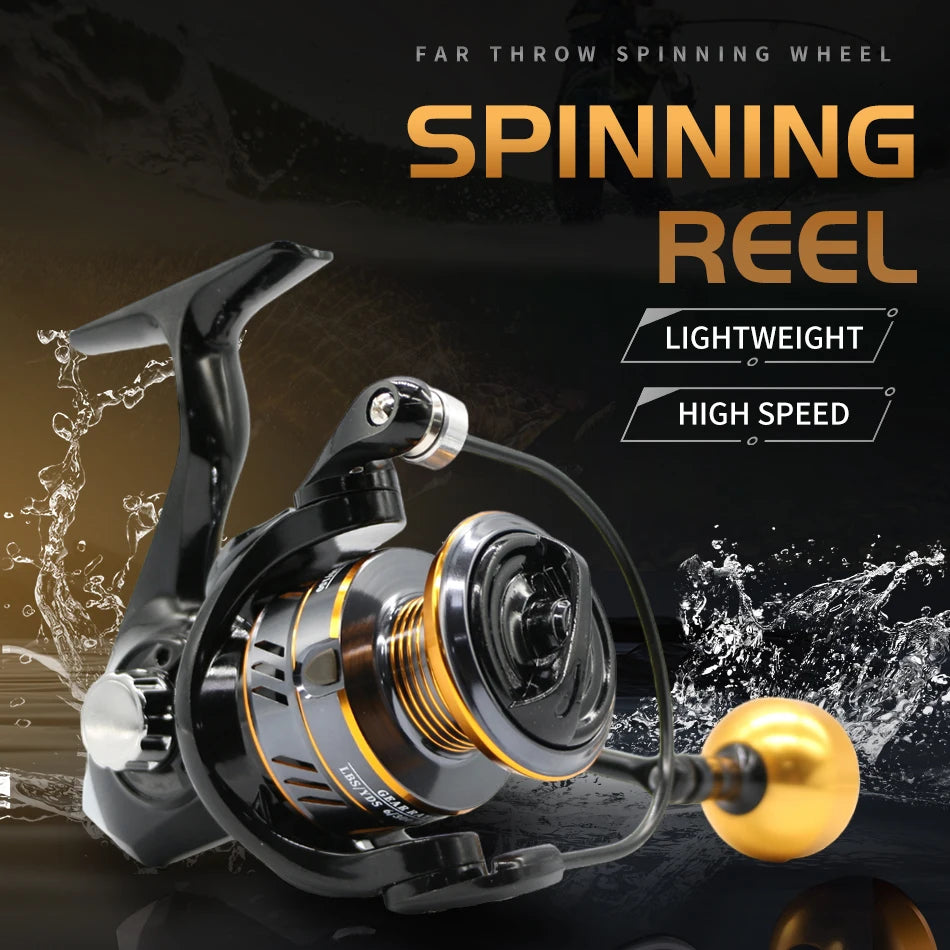 all fishing reel types Rooblinos HM NEW Spinning Reel: 10KG Max Drag, High Speed for All – Nex Fisher Hub