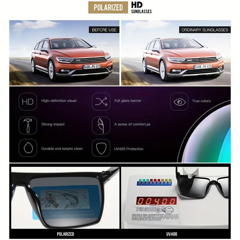 DUBERY Model 369 Polarized Sunglasses: Essential UV400 Protection for Me And Women