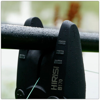 HIRISI B170 Carp Fishing Bite Alarm: Adjustable Volume, Tone, and Sensitivity LED Indicator