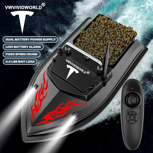 VIVI Wolrd 2024 Remote Control Fishing Bait Boat