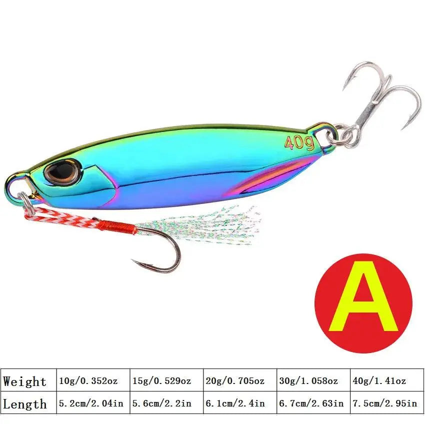 aorace fishing lures Aorace Meteor Jig Metal Spoon