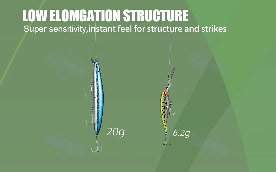 SeaKnight Brand NANO II Series Fishing Lines 300M 100M 4 Weaves Braided Multifilament Seawater-proof UV-proof Si+ Coating 7-15lb - Nex Fisher Hub