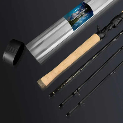 KastKing Valiant Eagle Passage Rod with protective case and sections for versatile fishing.