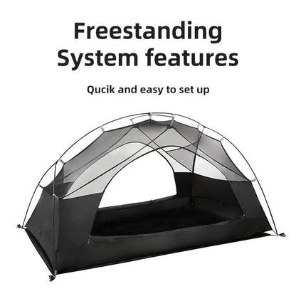 PACOONE Ultralight 20D Nylon Camping Tent Portable Backpacking Cycling Tent Waterproof Outdoor Hiking Travel Tent Beach Tent New - Nex Fisher Hub