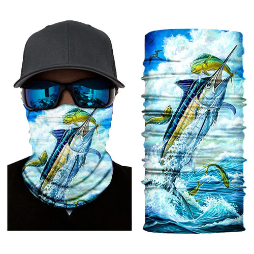 YIQISTART Fish Animal Design Neck Gaiter: Your Fishing Essential Scarf