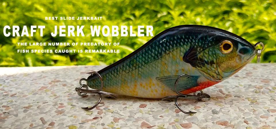 ALASICKA JKB100 Slider: 100mm Wobbler - Multiple ColorsNex Fisher Hub