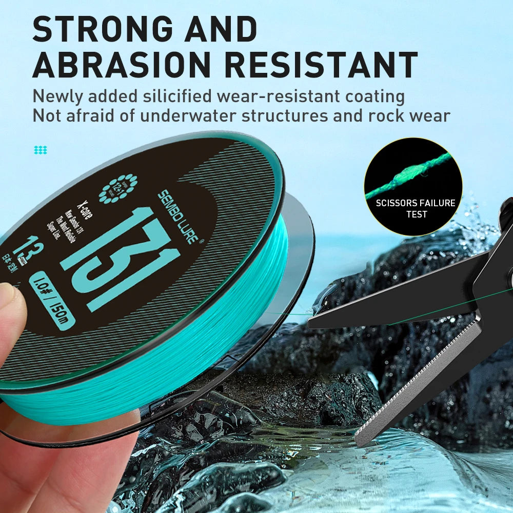 ZUKIBO Sembo 13-Strand Braided Fishing Line: Ultimate Smoothness and Strength