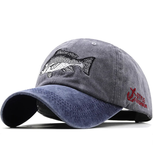 3D Fish Embroidered Baseball Cap: A Stylish and Functional Accessory