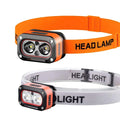 LINNHUE LED Headlamp: Rechargeable, Motion Sensor, and 45° Adjustable Work Light