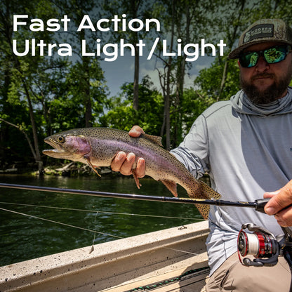 HANDING Pioneer Trout Rod and Ajing Fishing Rods Fast Action UL/L Power 24 Ton Carbon Fibers TS Ceramic Guide