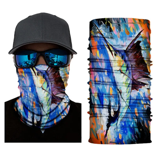 YIQISTART Fish Animal Design Neck Gaiter: Your Fishing Essential Scarf