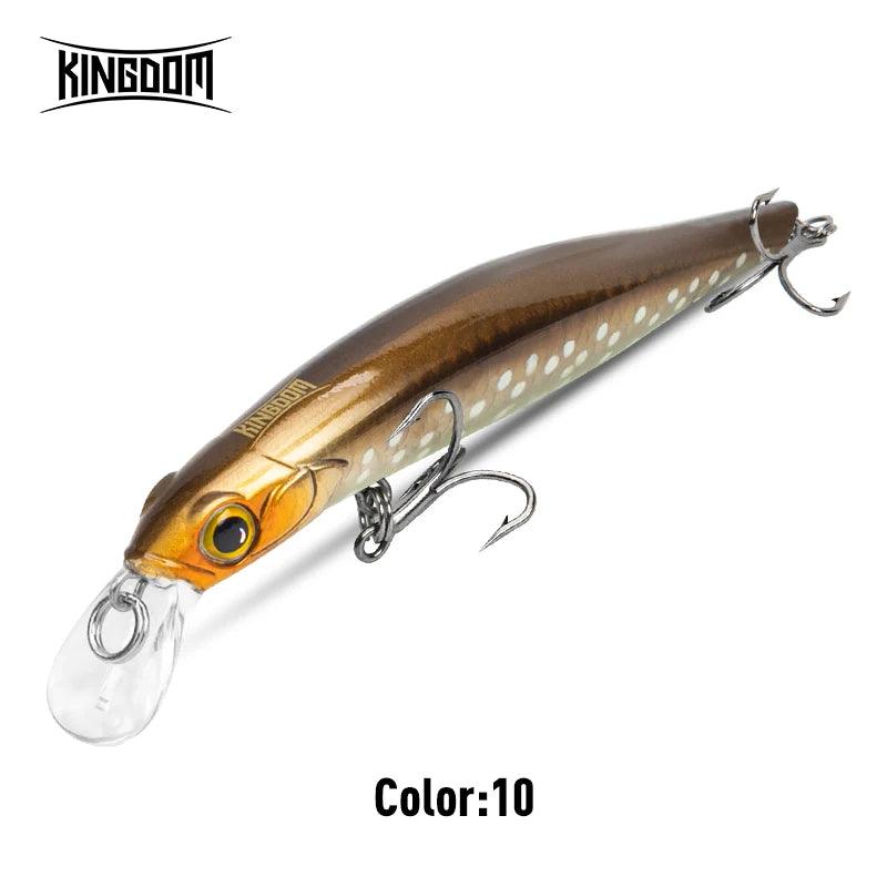 Kingdom Kingart Sinking Minnow Fishing Lures 6g 9g 14g 18.6g Jerkbaits Good Action Wobblers FR Silence Hard Baits Sea Bass - Nex Fisher Hub