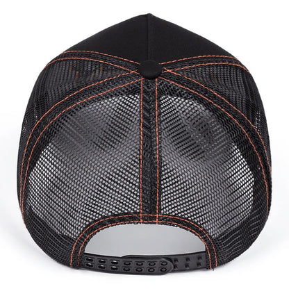 Unisex Summer Fishing Cap Breathable Mesh Trucker Hat Men Women Big Fish Fisherman Sports Snapback Hat Outdoor Cap