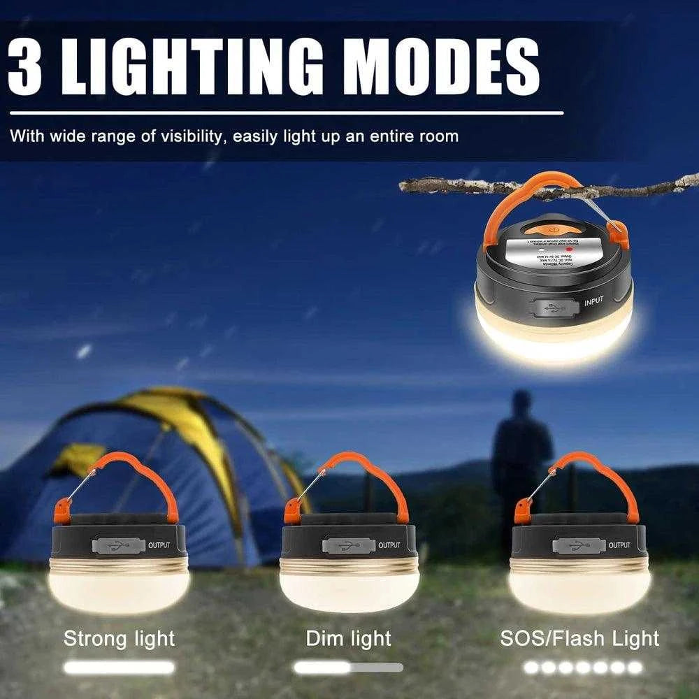 Waterproof and Rechargeable LED Lantern for Hiking & Camping - Nex Fisher Hub