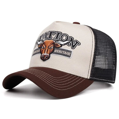 Unisex Summer Fishing Cap Breathable Mesh Trucker Hat Men Women Big Fish Fisherman Sports Snapback Hat Outdoor Cap