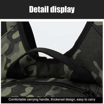 Rilibegan Fishing Backpack detail display with comfortable carrying handle and thickened design.