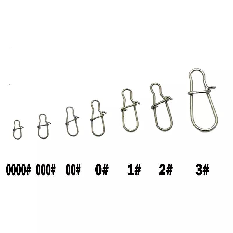 OUTKIT 50 PCS Stainless Steel Pin Swivel Connector