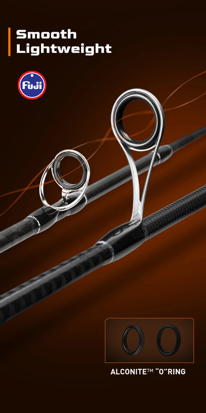 HANDING Magic L Micro BFS Fishing Rod 78g Carbon Fishing Rod Lure Weight 1-8g FUJI® O+A Guide Rings UL/L Casting Rod - Nex Fisher Hub