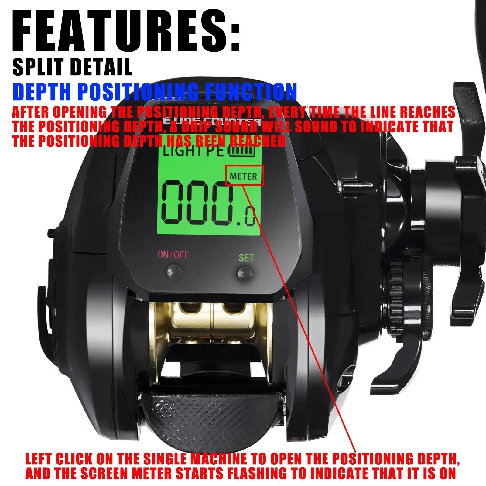 computerized fishing reel SAMOLLA Electronic Fishing Reel