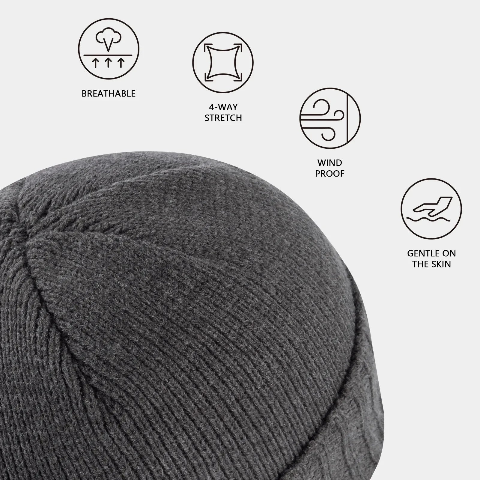 BASSDASH Winter Beanie Hats with Fleece Lining Thick Warm for Men Women Stretchy Fit Unisex Cuffed Knit Hat Nex Fisher Hub