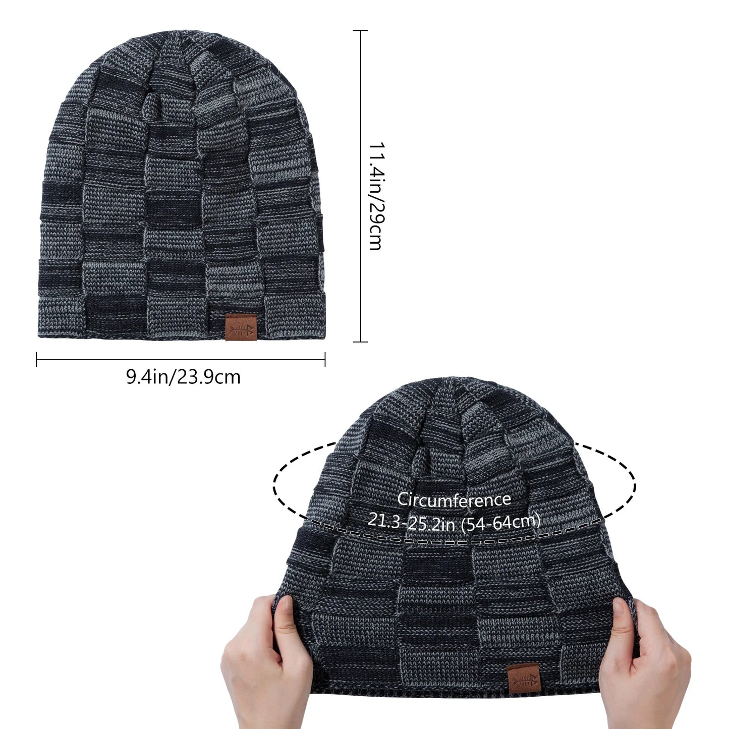 BASSDASH Winter Slouchy Beanie: Stay Warm and Comfortable on the Water