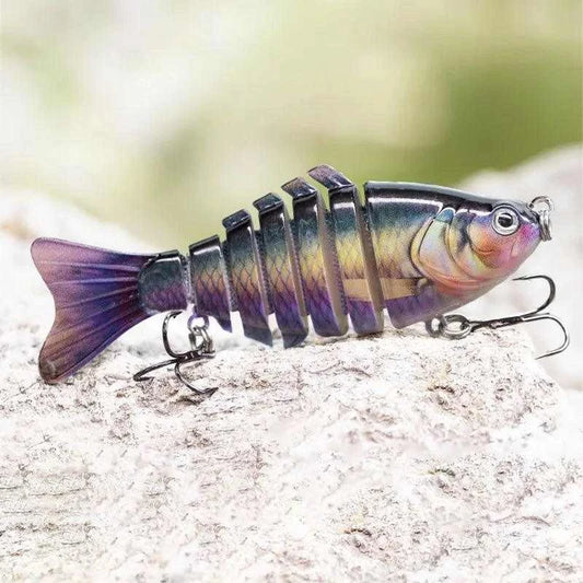 AUKUMA JIESHOU7S 7-Joint Masterpiece Swimbait featuring lifelike details and S-shaped action.