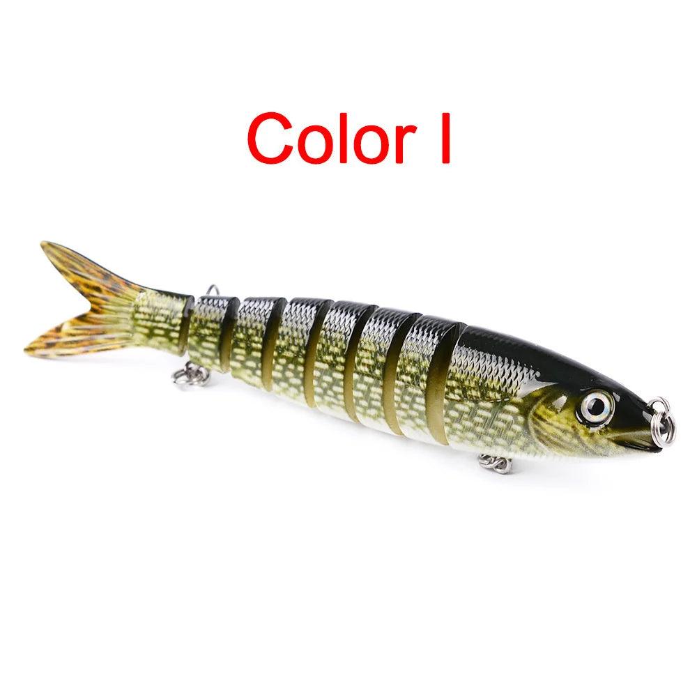 1PCS Multi-section Minnow Fishing Lure 13.5cm 19g Artificial Hard Bait Swimbait Lifelike Wobbler Crankbait Pesca Fishing Tackle - Nex Fisher Hub