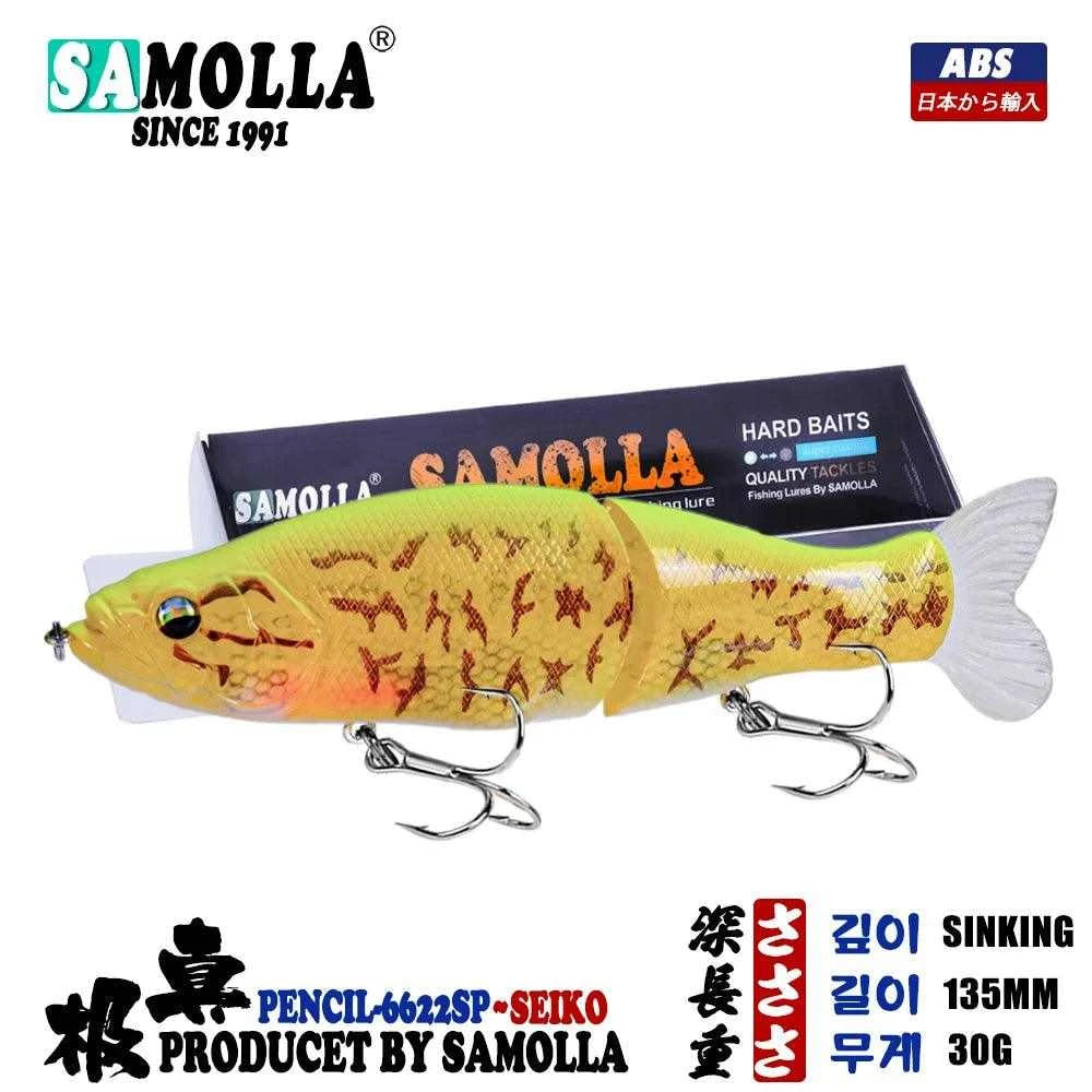 SAMOLLA Swimbait's Seductive Dance 1.06 oz (30g) 5.3 inches (135mm) - Nex Fisher Hub