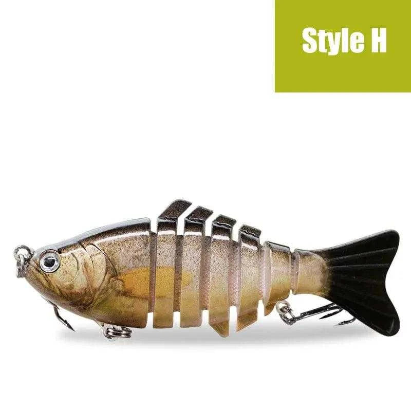 AUKUMA JIESHOU7S 7-Joint Masterpiece Swimbait in Style H design.