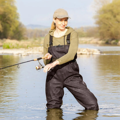 Unisex Waterproof Fishing Waders - Durable Nylon Construction