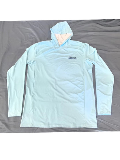 QIWWS Fishing Clothing Camouflage Men's Long Sleeve Mask Hooded Fishing Shirts Upf 50+ Uv Protection Performance Fishing Apparel