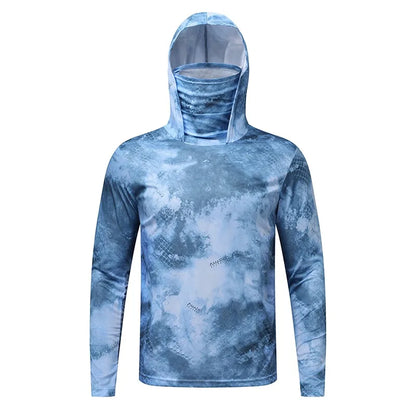 Unisex Ice Silk Lightweight Sun Protection Hoodie: Quick-Dry Cooling Jersey