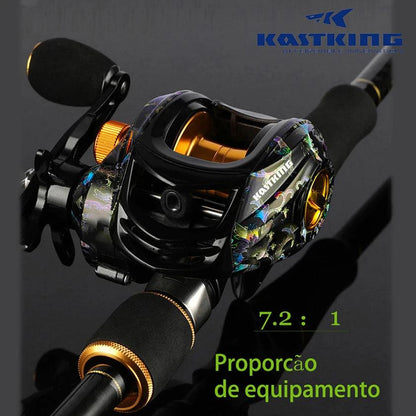 KASTKING Baitcast Fishing Reel with 7.2:1 Gear Ratio and EVA Grip