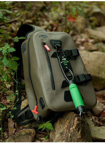 LINNHUE Fishing Shoulder Bag Fishing Tackle Waterproof Bag Outdoor Capacity Fishing Lures Line Box Storage Accessories