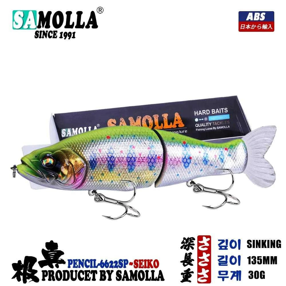 SAMOLLA Swimbait's Seductive Dance 1.06 oz (30g) 5.3 inches (135mm) - Nex Fisher Hub