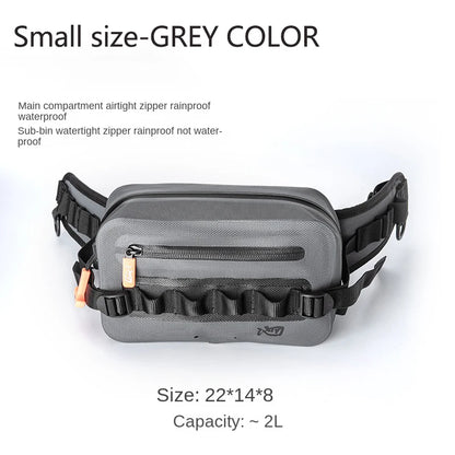 LINNHUE Fishing Shoulder Bag Fishing Tackle Waterproof Bag Outdoor Capacity Fishing Lures Line Box Storage Accessories
