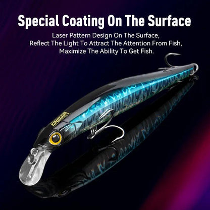 Kingdom Kingart Sinking Minnow Fishing Lures 6g 9g 14g 18.6g Jerkbaits Good Action Wobblers FR Silence Hard Baits Sea Bass - Nex Fisher Hub