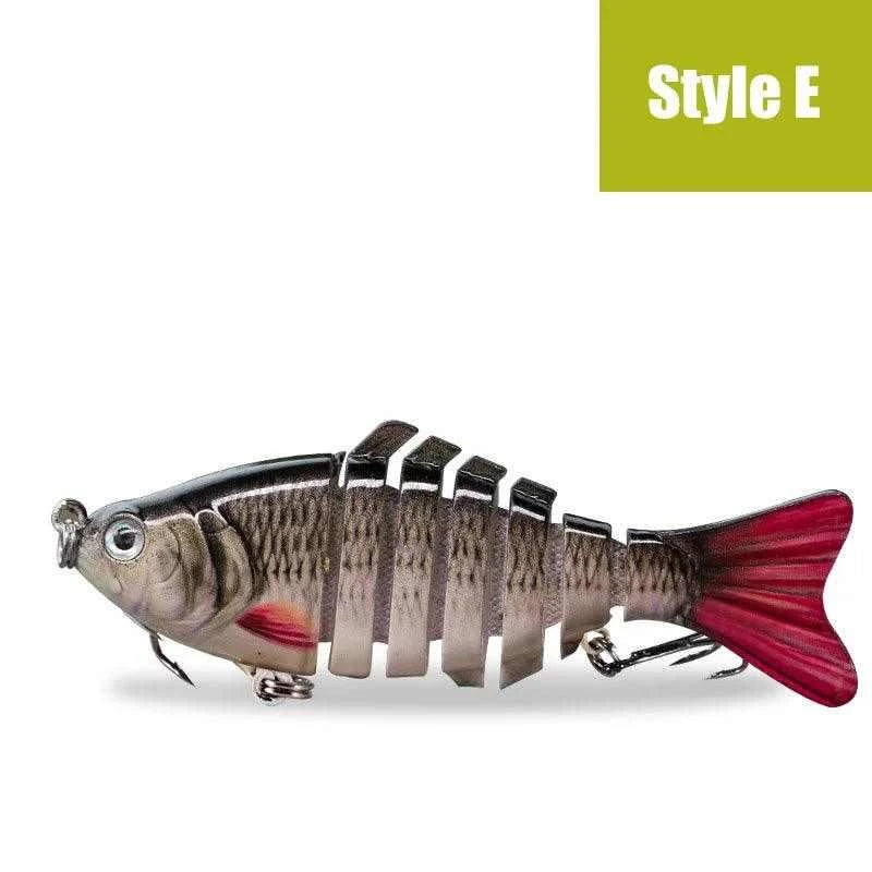 AUKUMA JIESHOU7S 7-joint swimbait for lifelike fishing action.