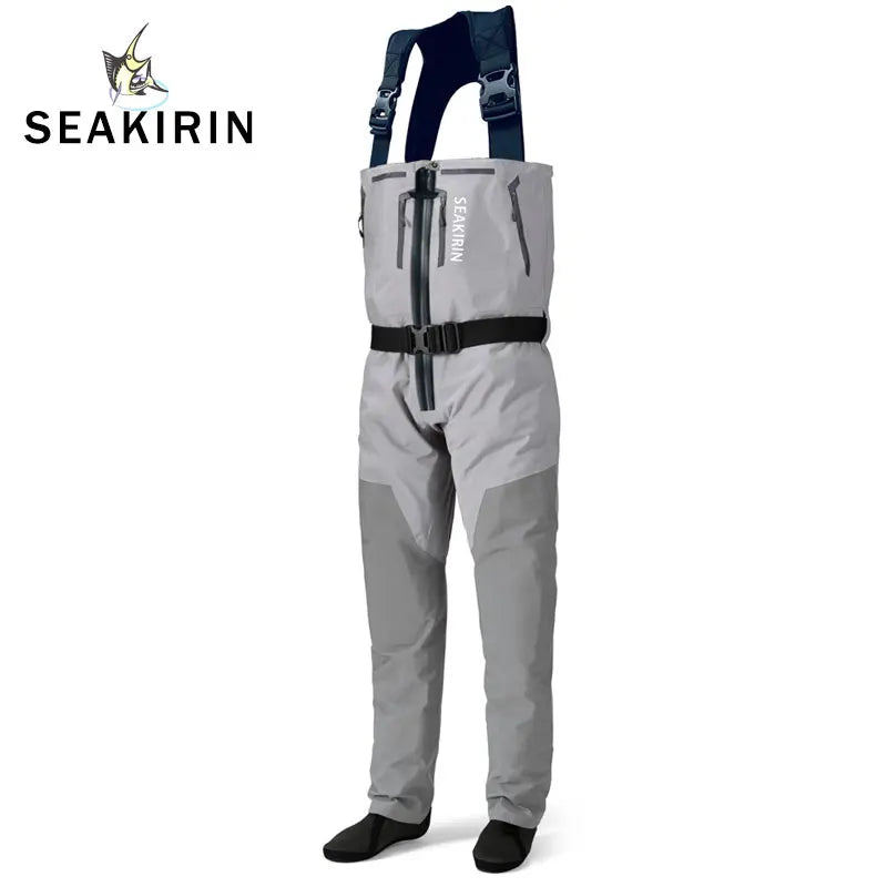 SEAKIRIN Breathable Zip-Front Chest Waders: Ultimate Fishing Performance