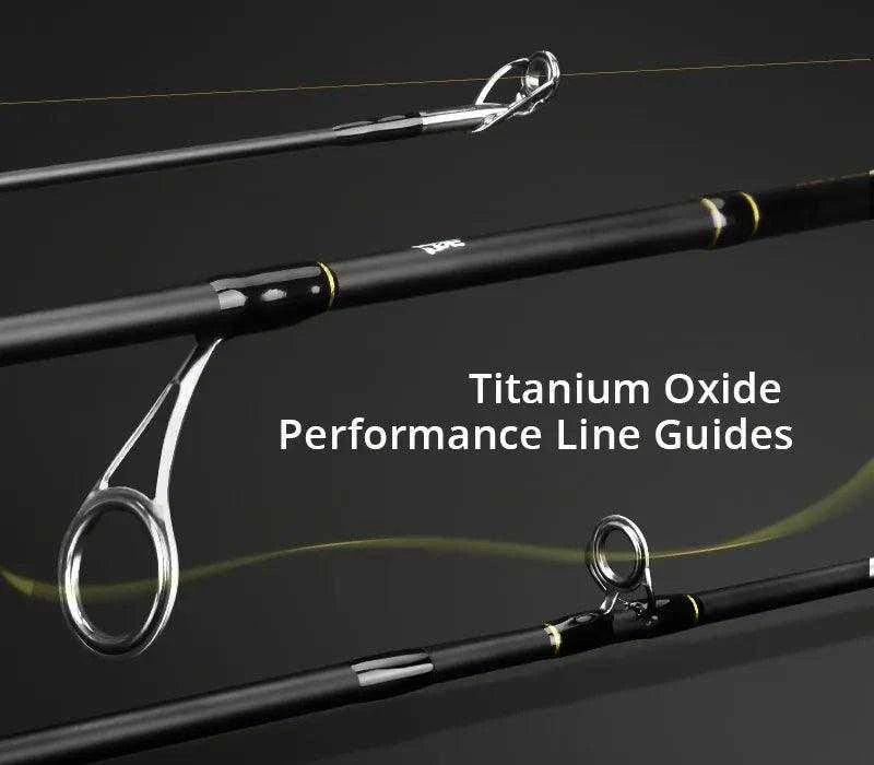 KastKing Valiant Eagle Passage Rod with titanium oxide guides for enhanced performance.