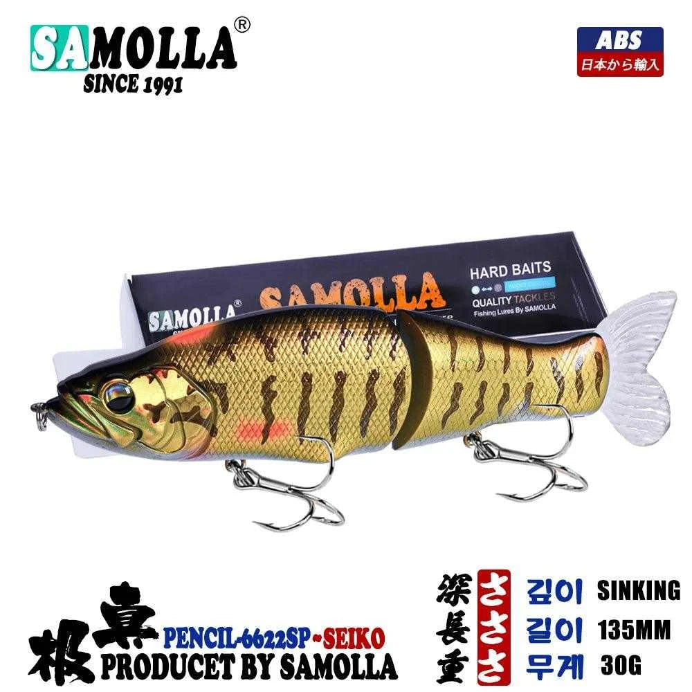 SAMOLLA Swimbait's Seductive Dance 1.06 oz (30g) 5.3 inches (135mm) - Nex Fisher Hub