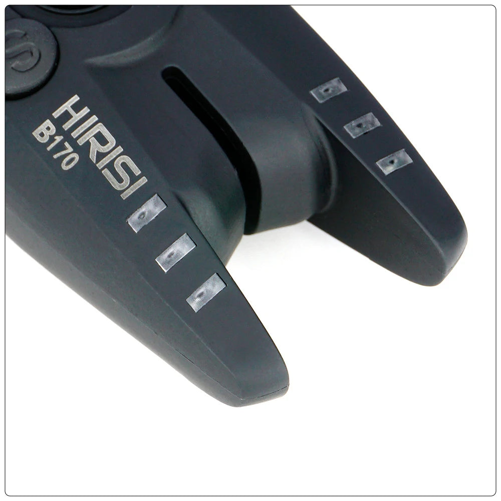 HIRISI B170 Carp Fishing Bite Alarm: Adjustable Volume, Tone, and Sensitivity LED Indicator
