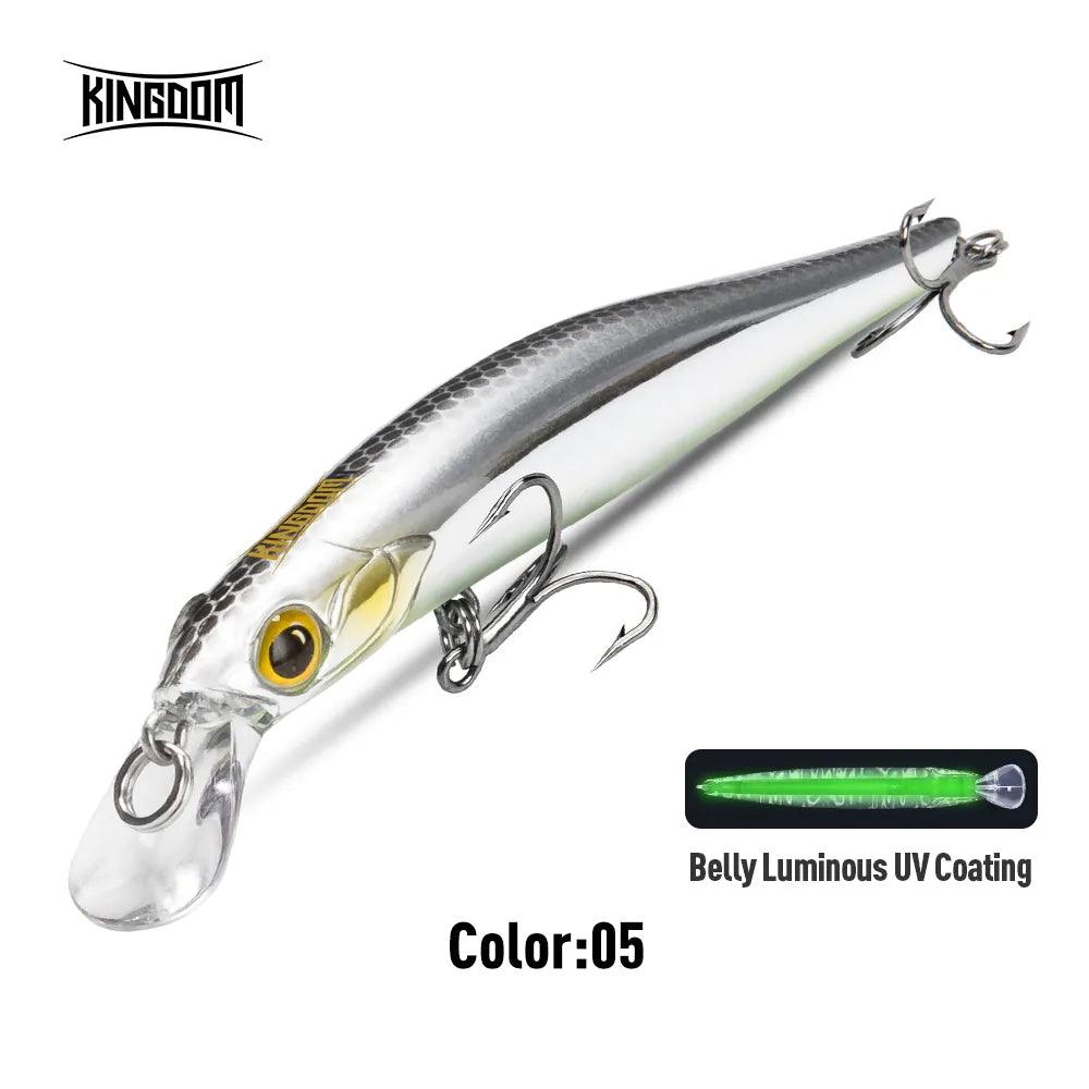 Kingdom Kingart Sinking Minnow Fishing Lures 6g 9g 14g 18.6g Jerkbaits Good Action Wobblers FR Silence Hard Baits Sea Bass - Nex Fisher Hub